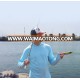 Fulljion  Fish Shaped Telescopic Carbon Sea Fishing Pole Ice Rods Fishing