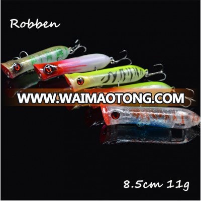 8.5cm 11g Ebay Aliexpress Hot Sell Plastic Popper Fishing Gear