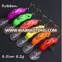 8.5cm 8.2g Factory Wholesale Color Paint Hard Fish Lure