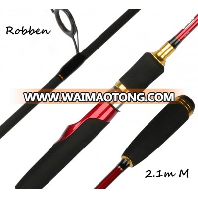 In Stock Hot Sale 8-25g Lure Weight 5-14LB LIne Freshwater Fishing Equipment Red Casting Rod Fishing