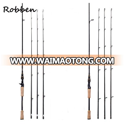 M MH ML Power 3 Tips 99% Carbon Baitcasting Medium Fast Rod Lure Rod Fishing Tackle 2.1m High Quality Casting Pole Pesca