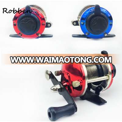 Small Ice Fishing Tackle Winter Fishing Equipment Wheel With Line Ice Fishing Reel