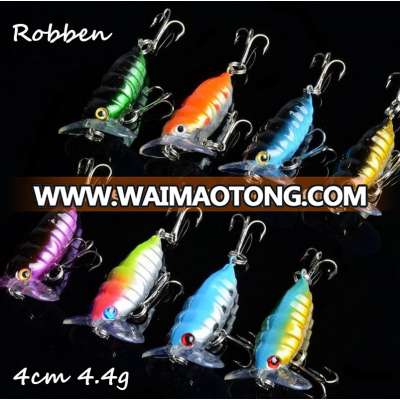 4cm 4.4g Wholesale ABS Plastic Hard Fishing Lure Surface Fresh Water Lure