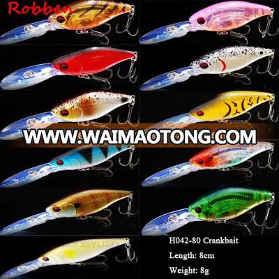 8cm 8g Hard Plastic Fishing Lure Wholesale Crankbait Fishing Gear