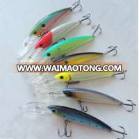 High Quality deep diving fishing bait manufacturers OEM ABS hard plastic minnow wobbler fishing lure