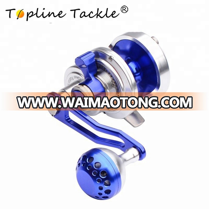 Topline Fishing trolling Reel DW200KC Sea Boat Jigging Reel 2 speed fishing reel